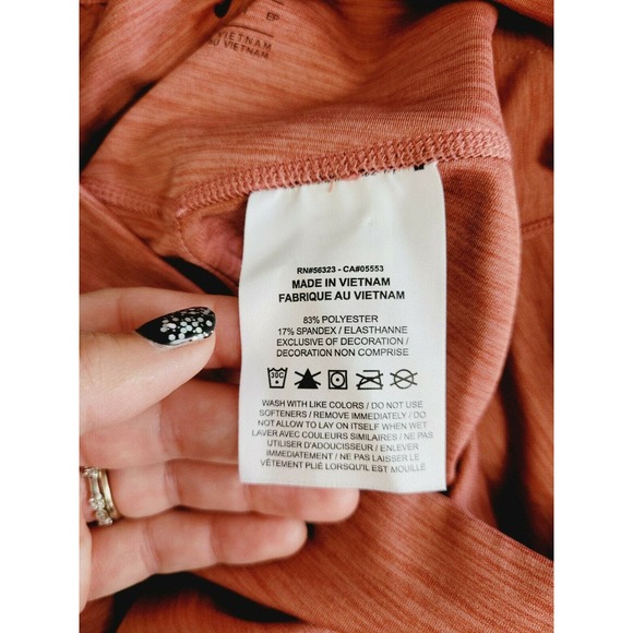 NWOT Nike Dri-Fit Light Rust Colored Full Length High Rise Leggings. Size XS - Picture 5 of 8